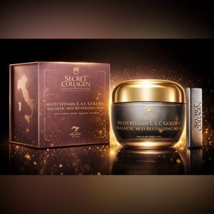 Secret Collagen Multivitamin Golden Magnetic Mud Revitalizing Mask ~ Retail $569